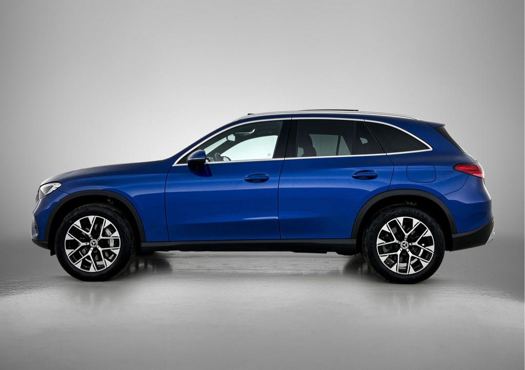 Mercedes-Benz GLC 300 e 4MATIC Plug-In Hybride Panorama Schu, Automaat, 12 maanden, Gebruikt, Blauw