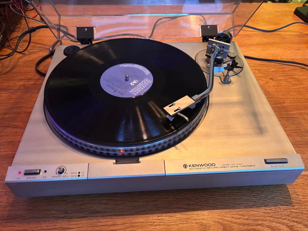 Kenwood KD3100 Direct Drive Turntable, Audio, Tv en Foto, Platenspelers, Gebruikt, Platenspeler, Overige merken, Pitch-regelaar