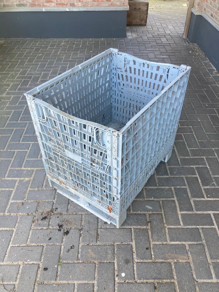 opvouwbare palletkrat, Doe-het-zelf en Verbouw, Kratten en Dozen, Ophalen, Gebruikt, 40 tot 60 cm, Opvouwbaar
