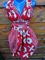 Tulp jurk Ghana batik katoen nieuwe collectie 2 zakken, Ophalen of Verzenden, Nieuw, Knielengte