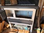 Ferplast Konijnenhok Grand Lodge 140 Plus - 134x73x11, Dieren en Toebehoren, Hok, 75 tot 110 cm, Cavia, Ophalen