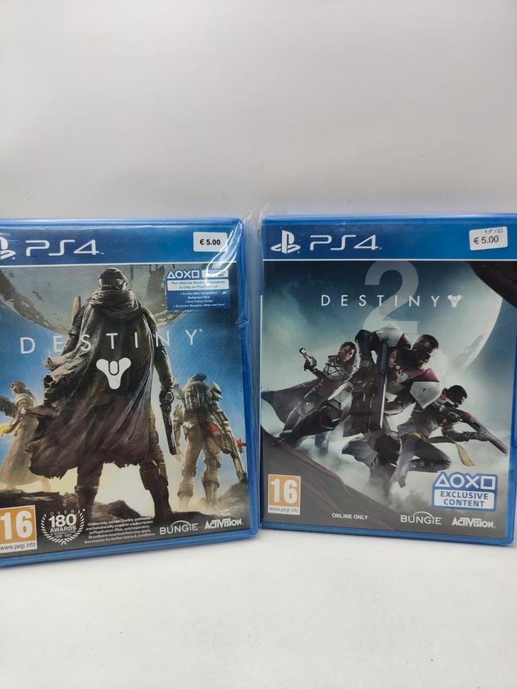 Destiny 1 en Destiny 2 PS4, Spelcomputers en Games, Games | Sony PlayStation 4, Zo goed als nieuw, 1 speler, Ophalen of Verzenden