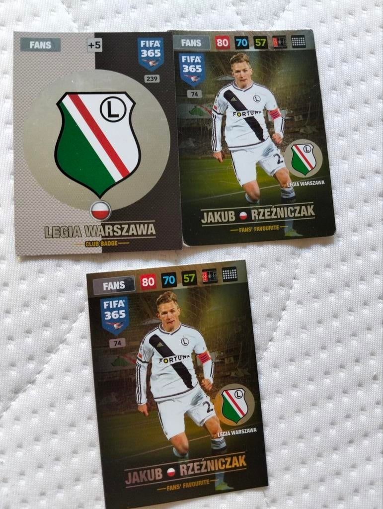 Voetbalplaatjes FIFA 365 Legia Warschau Jakub Rzezniczak, Ophalen of Verzenden, Gebruikt, Buitenlandse clubs, Poster, Plaatje of Sticker