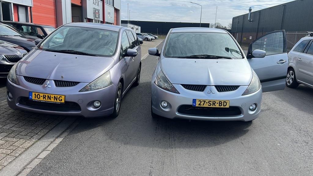 Mitsubishi Grandis 2.4 Mivec 6 AUT 2005 Rood, Auto's, Mitsubishi, Bedrijf, Grandis, Benzine, E, MPV, Automaat, Origineel Nederlands