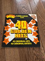 Vinyl plaat 40 golden hits, Ophalen of Verzenden, 1960 tot 1980, Zo goed als nieuw, 12 inch