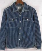 The Flathead Wabash Denim shirt, Kleding | Heren, Overhemden, Ophalen of Verzenden, Gedragen, Blauw, Halswijdte 38 (S) of kleiner