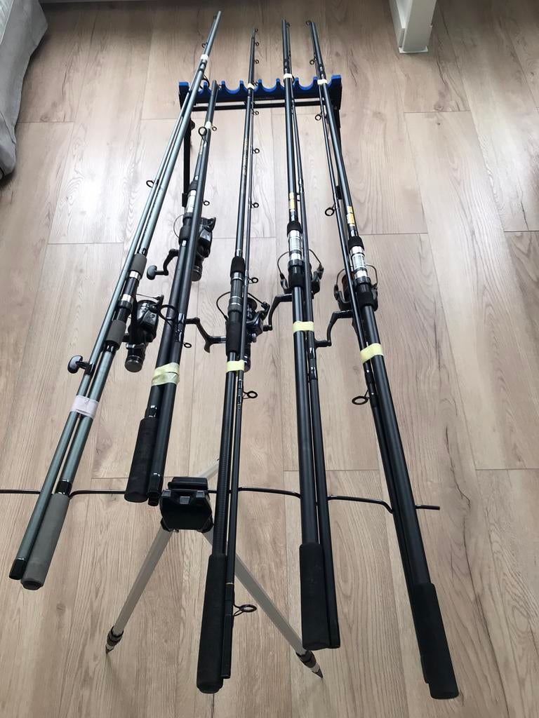 karperhengels / doodaashengels zie omschrijving en foto’s, Watersport en Boten, Hengelsport | Karpervissen, Ophalen, Werphengel