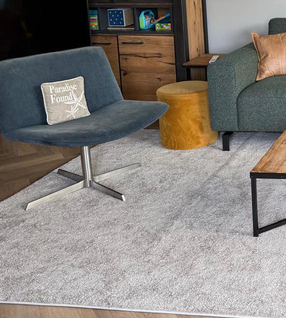 Jeans blauwe rib draaistoel fauteuil, Huis en Inrichting, Fauteuils, Ophalen, Gebruikt, 75 tot 100 cm, Stof