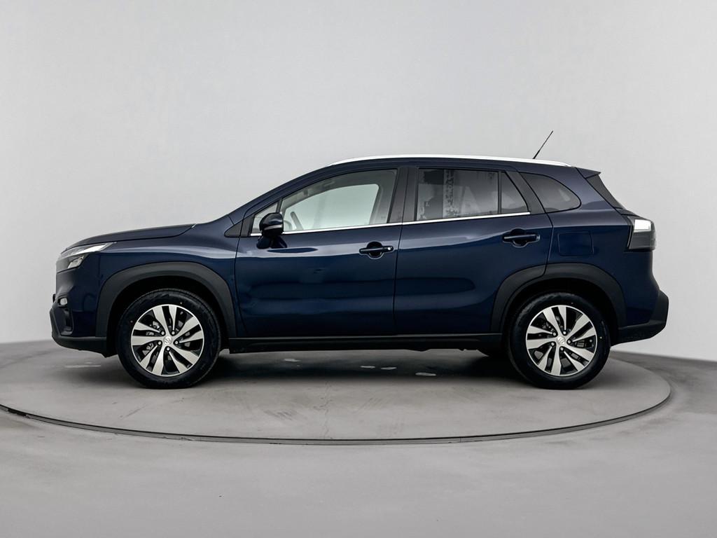Suzuki S-Cross 1.4 Boosterjet Style Hybrid *DEMO* | Black Rh, Auto's, Suzuki, 12 maanden, 4 cilinders, Blauw, Leder en Stof