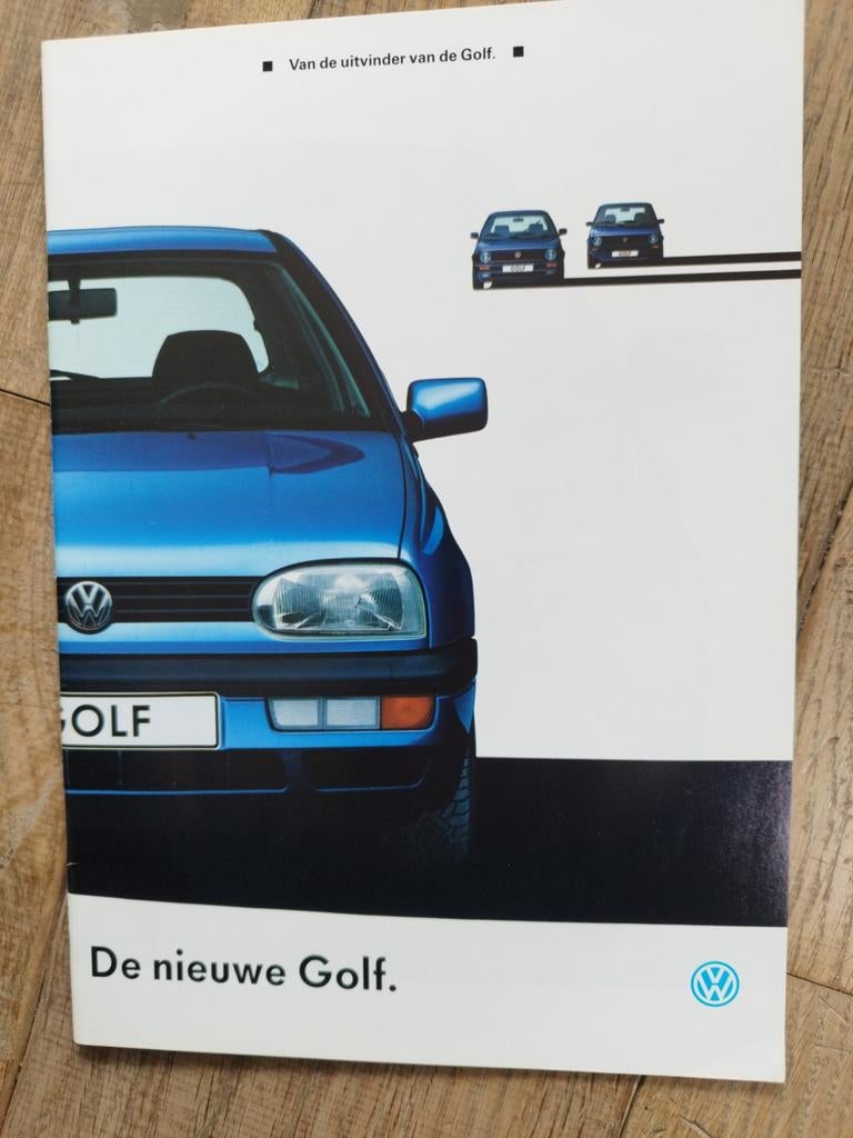 Volkswagen Golf brochure 1991, Volkswagen, Ophalen of Verzenden, Zo goed als nieuw, Volkswagen