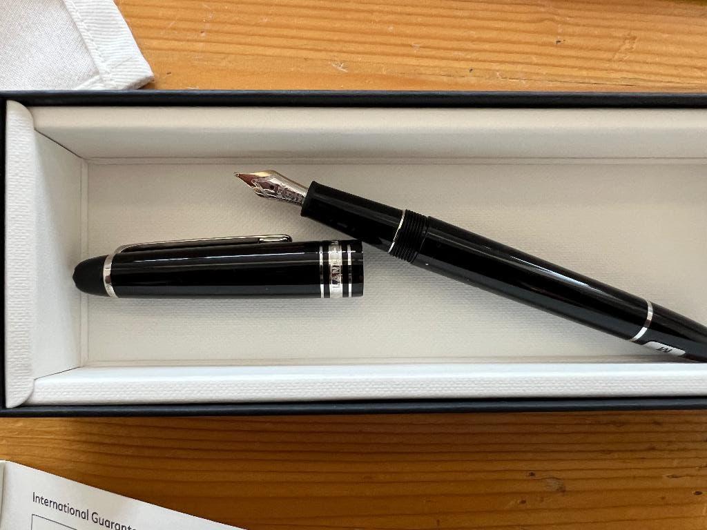 Mont Blanc Meisterstuck Classique Platinum Vulpen NIEUW, Nieuw, Met doosje, Ophalen of Verzenden, Vulpen