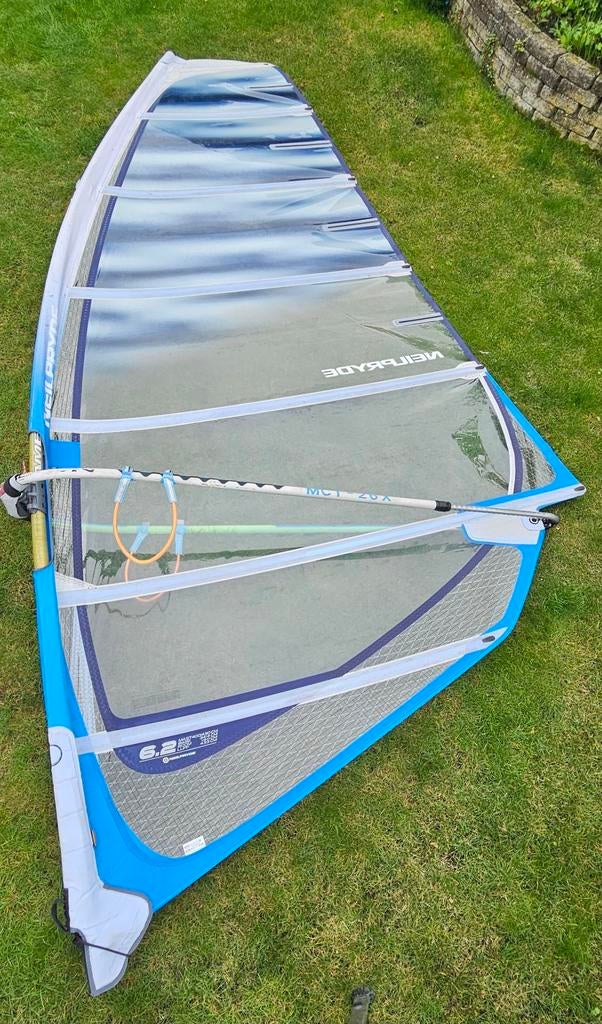 Niel Pryde zeilen, carbon mast en verlenger., Ophalen of Verzenden, Gebruikt, Zeil, 7 m² of meer