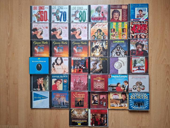 Diverse cd's: klassiek, lovesongs, etc. - ALLES voor € 17,50, Cd's en Dvd's, Cd's | Klassiek, Zo goed als nieuw, Overige typen