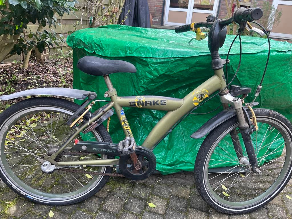 Batavus Snake kinderfiets 22 inch - opknapper, Ophalen, Gebruikt, 20 inch of meer