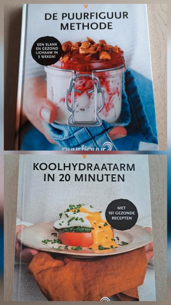 2x PuurFiguur, Boeken, Kookboeken, Zo goed als nieuw, Gezond koken, Ophalen of Verzenden