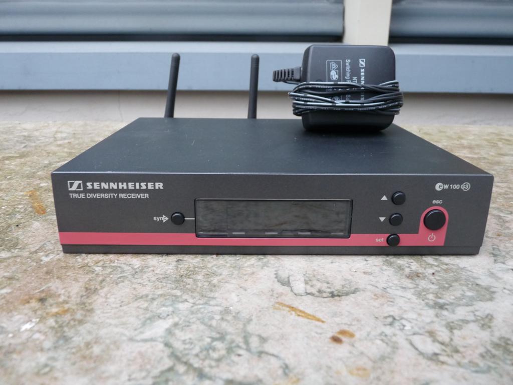 Sennheiser EW100 G3 B band 626..668MHz microfoon ontvanger, Ophalen, Zo goed als nieuw, Studiomicrofoon, Draadloos