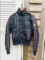 Moncler korte gevoerde jas, Kleding | Dames, Ophalen of Verzenden, Zo goed als nieuw, Maat 34 (XS) of kleiner, Blauw
