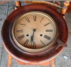 Antieke schoolklok, werkt perfect, Ophalen of Verzenden