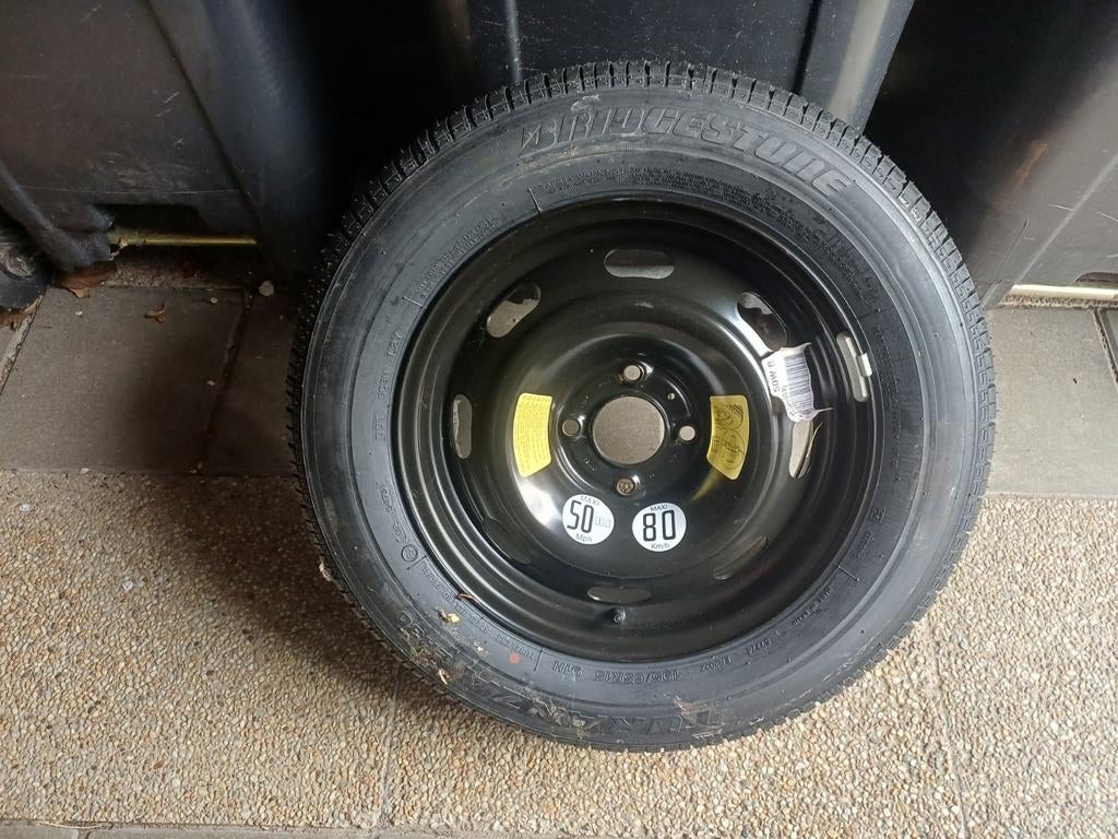 Reserve wiel Bridgestone steek 4x108, Ophalen, Nieuw
