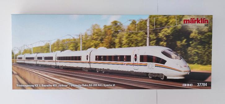 Marklin 37784 ICE 3 Railbow MFX+ & Sound h0, Hobby en Vrije tijd, Modeltreinen | H0, Zo goed als nieuw, Treinset, Wisselstroom