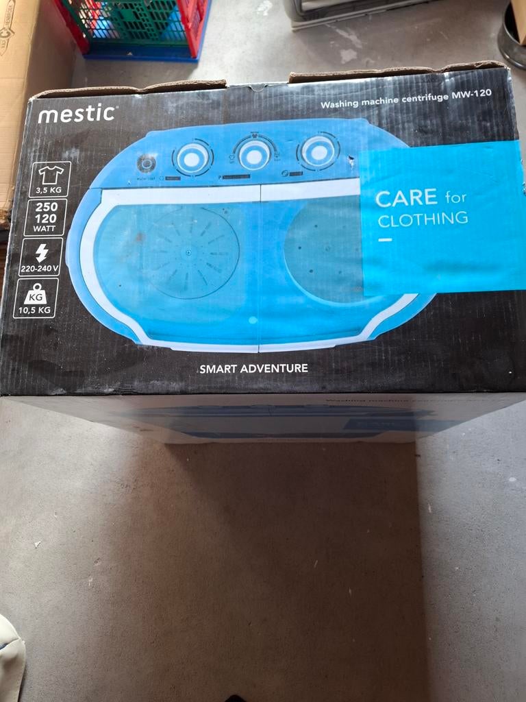Mestic Camping Wasmachine/Centrifuge MW-120, Ophalen, Zo goed als nieuw
