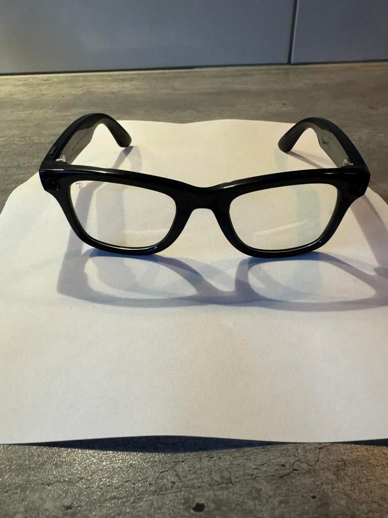 Ray-Ban Meta RW4012 wayfarer Gen2, Ophalen of Verzenden, Zo goed als nieuw, Zwart, Ray-Ban