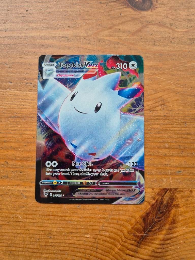 Pokemon kaart Togekiss vmax, Ophalen of Verzenden