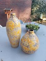Twee vazen., Ophalen of Verzenden, Overige kleuren, Glas, Minder dan 50 cm