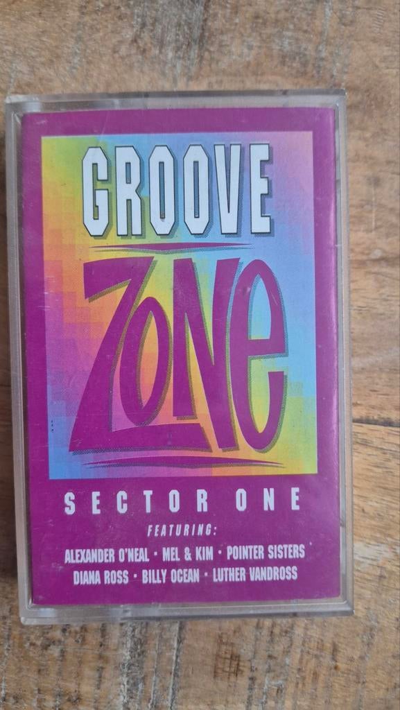 Cassettebandje Groove Zone Sector One, Cd's en Dvd's, Cassettebandjes, Ophalen of Verzenden, Gebruikt, Pop, 1 bandje