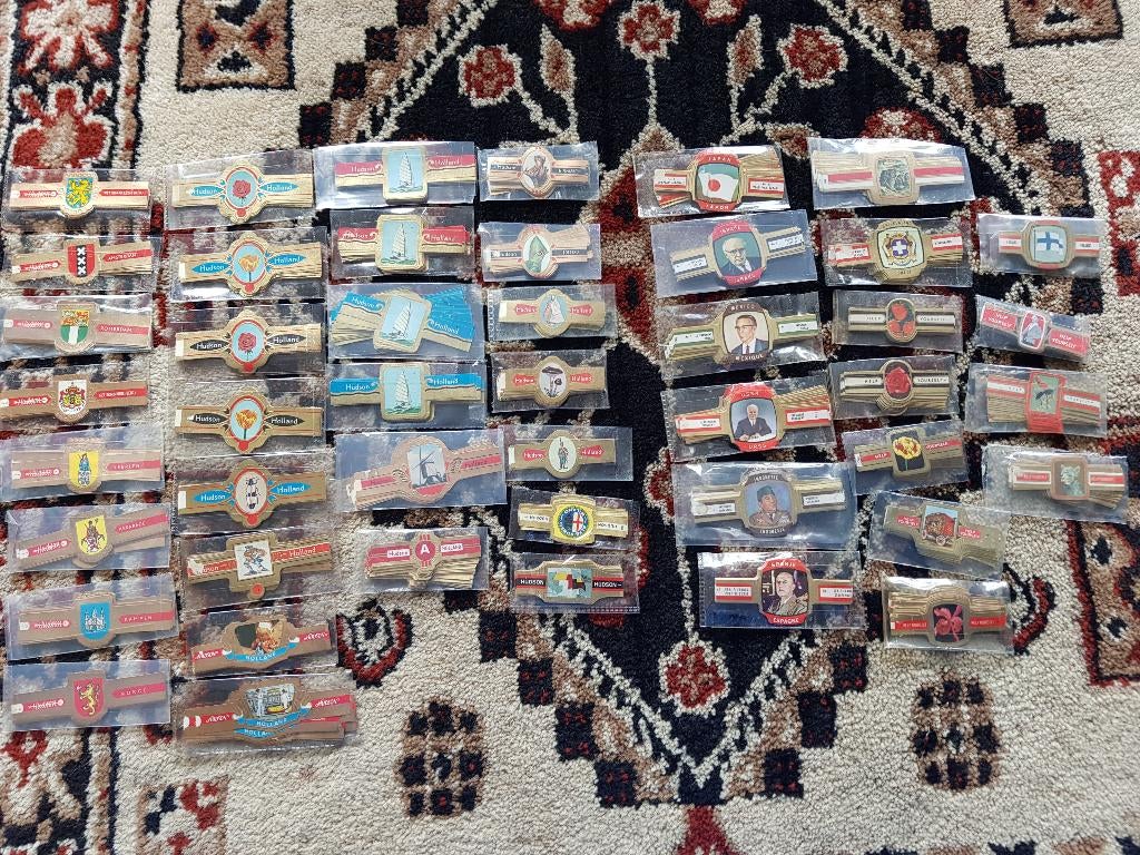 Complete Hudson en Help sigarenbandjes, Ophalen of Verzenden, Zo goed als nieuw, Sigarenbandjes