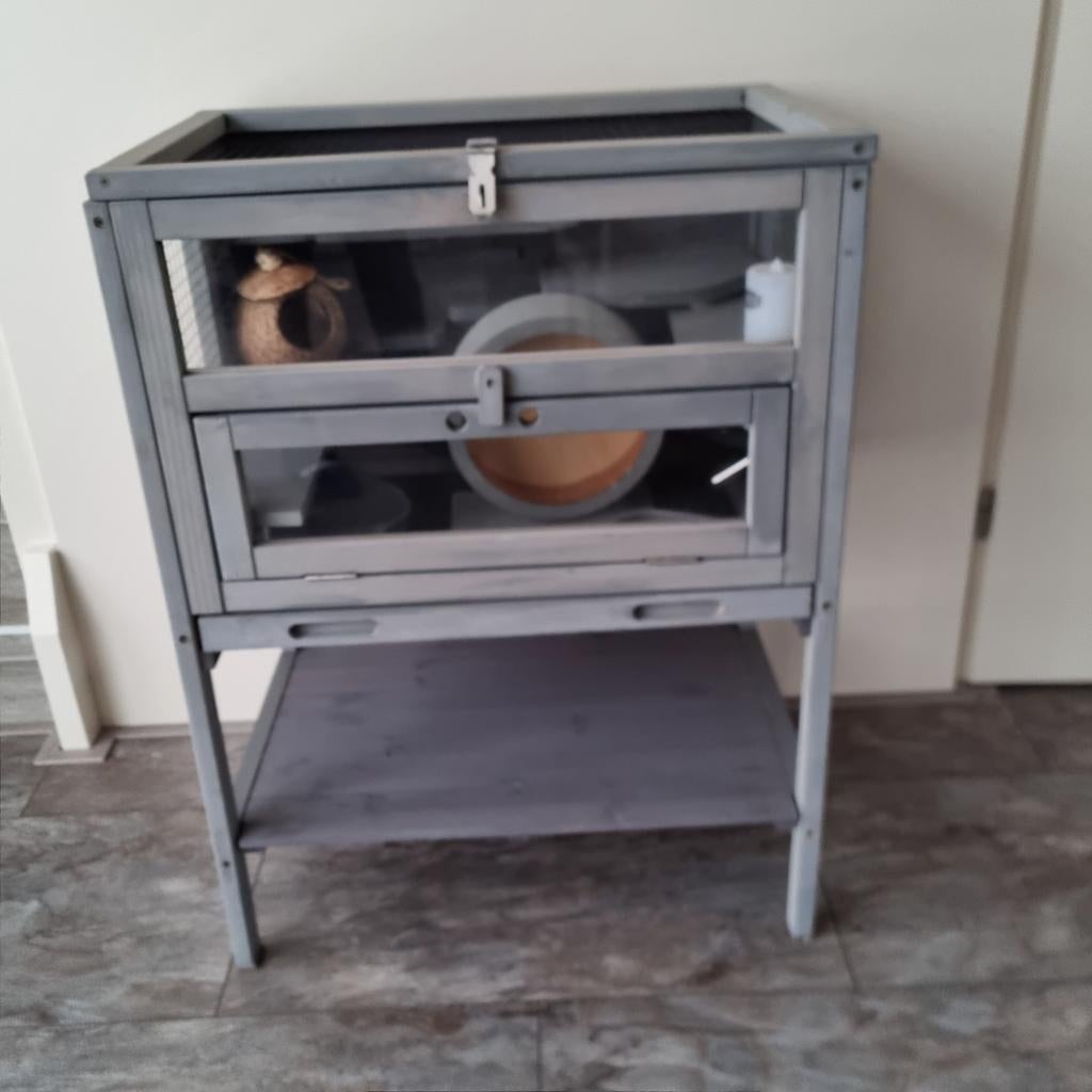 Zgan hamster kooi te koop, Minder dan 60 cm, Kooi, Minder dan 75 cm, Ophalen of Verzenden