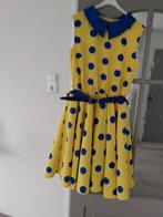 Zomer jurkje maat 38, blauw geel met stippen, Kleding | Dames, Carnavalskleding en Feestkleding, Ophalen of Verzenden
