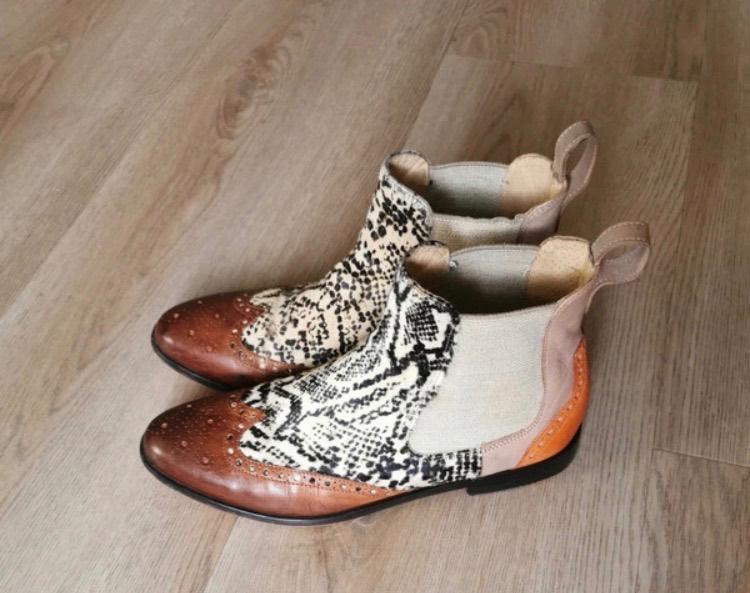 Enkellaars - Melvin & Hamilton - maat 40, Kleding | Dames, Schoenen, Bruin, Lage of Enkellaarzen, Ophalen of Verzenden, Zo goed als nieuw