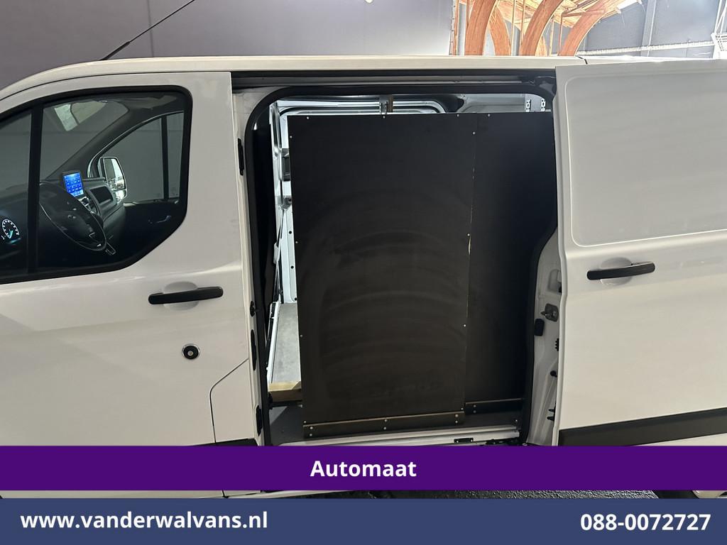 Ford Transit Custom 2.0 TDCI 131pk Automaat L2H1 Inrichting, Auto's, 4 cilinders, Wit, 2223 kg, Bedrijf