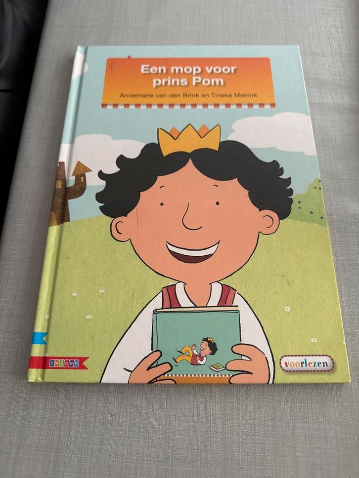 Een mop voor prins Pom - Voorleesboek, Boeken, Kinderboeken | Kleuters, Zo goed als nieuw, Fictie algemeen, 5 of 6 jaar, Jongen of Meisje