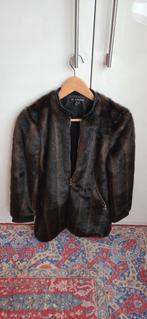 Mooie bontjas maat S - weinig gedragen, Bruin, Ophalen of Verzenden, Maat 36 (S), TRF Outerwear