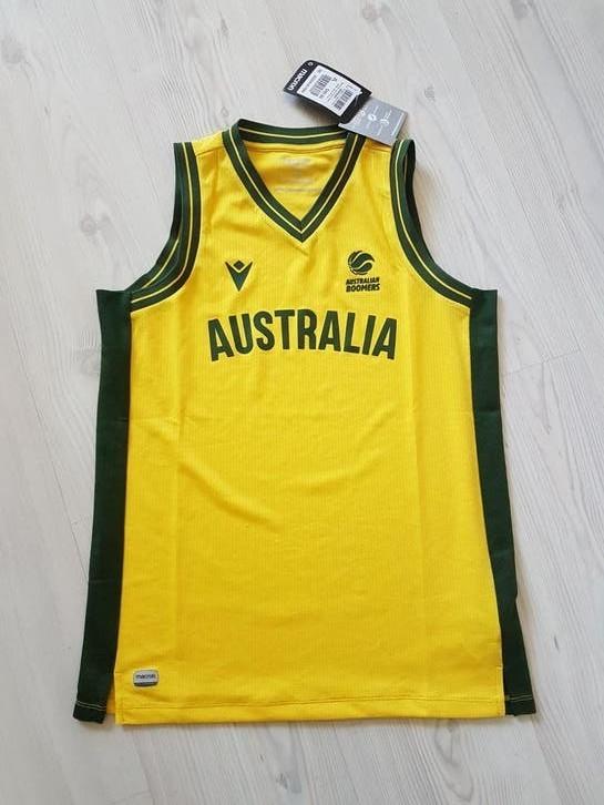 Australië kids basketbal jersey in size large, Ophalen of Verzenden, Zo goed als nieuw, Kleding