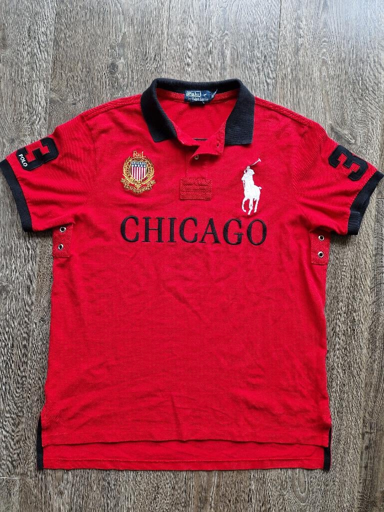 Ralph Lauren Chicago Big Pony Polo maat XL, Kleding | Heren, Polo's, Nieuw, Maat 56/58 (XL), Rood, Ophalen