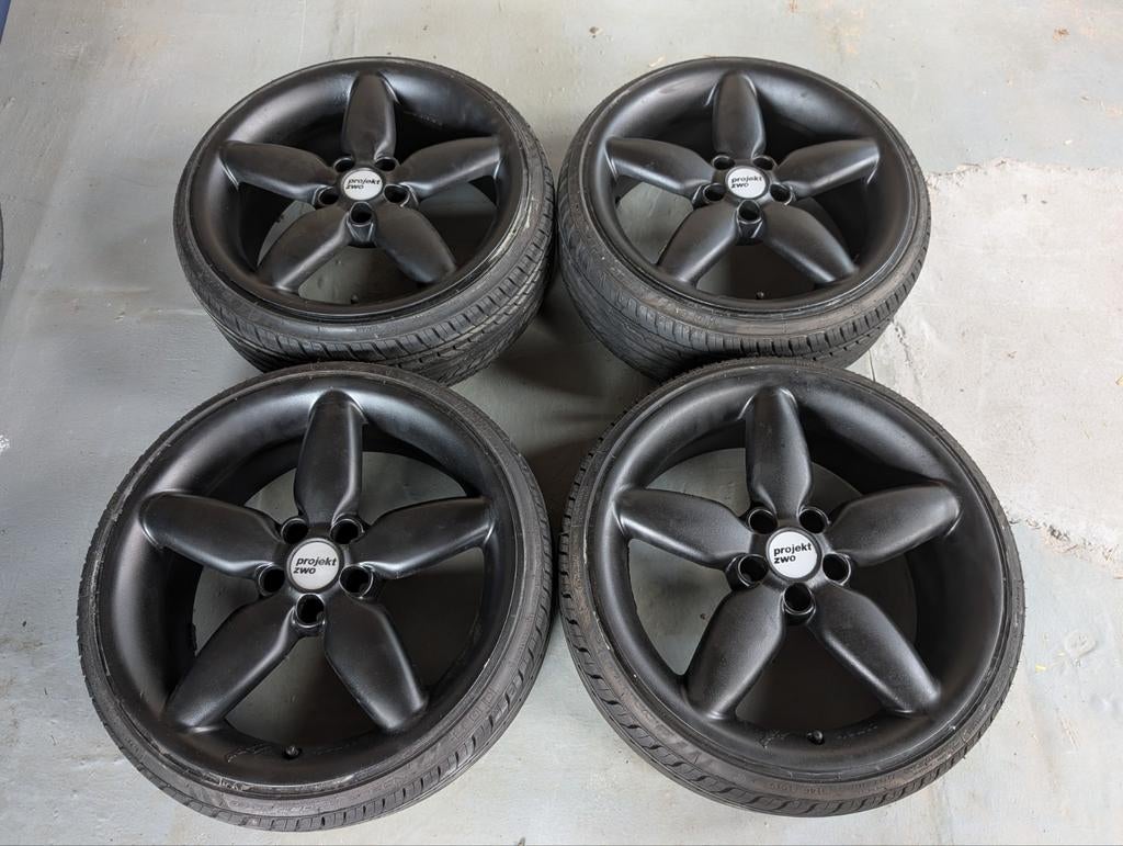 17 Inch 5x100 Project ZWO Velgen en Banden, Auto-onderdelen, Banden en Velgen, Ophalen, Gebruikt, Banden en Velgen, 17 inch