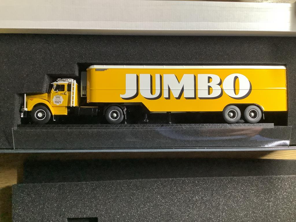 1:50 Tekno Jumbo vrachtwagen model - 100 jaar familiebedrijf, Ophalen of Verzenden, Nieuw, Bus of Vrachtwagen, Tekno