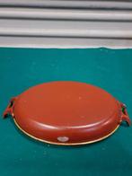 Dienblad / schaal, antiek van aluminium met Hindelooper schi, Ophalen of Verzenden, 'T Olde Gre-j, Info@toldegrej.nl, Endepoelstraat 20f Didam