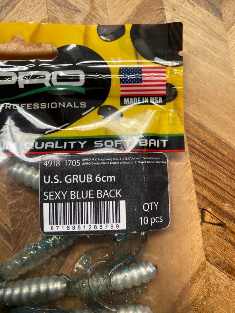 Spro Grubb Twister 6cm 2 kleur soorten, D, Overige typen, Nieuw, Ophalen of Verzenden