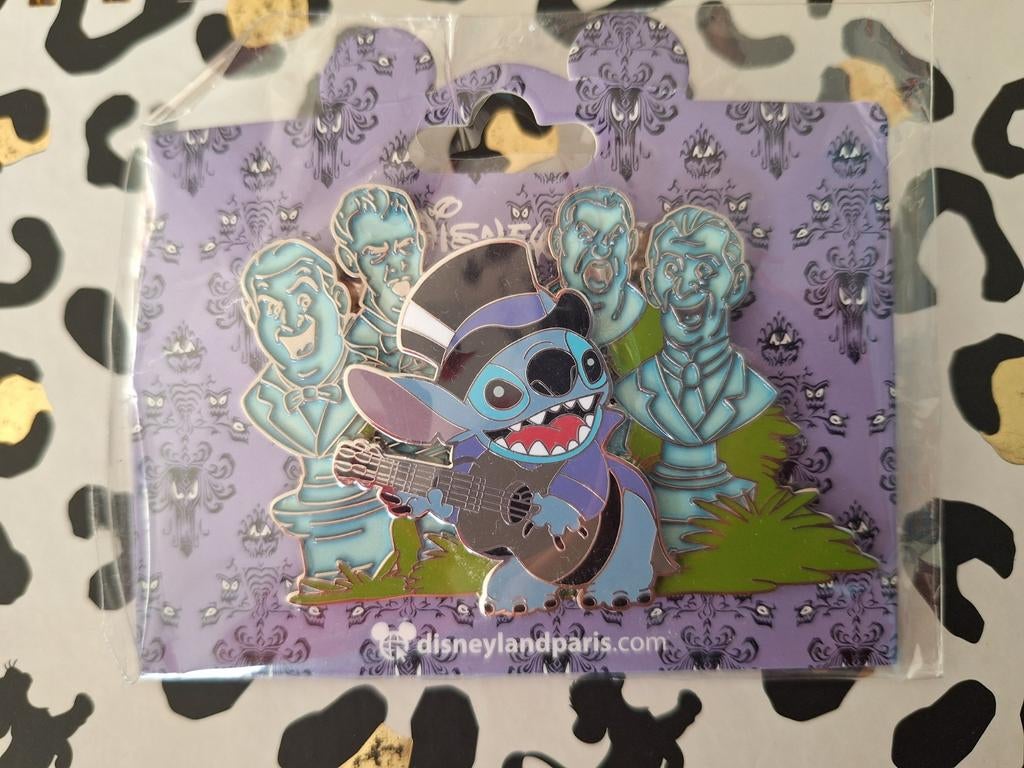 Disneyland pin Stitch zgan haunted mansion, Ophalen of Verzenden, Overige figuren, Zo goed als nieuw, Overige typen