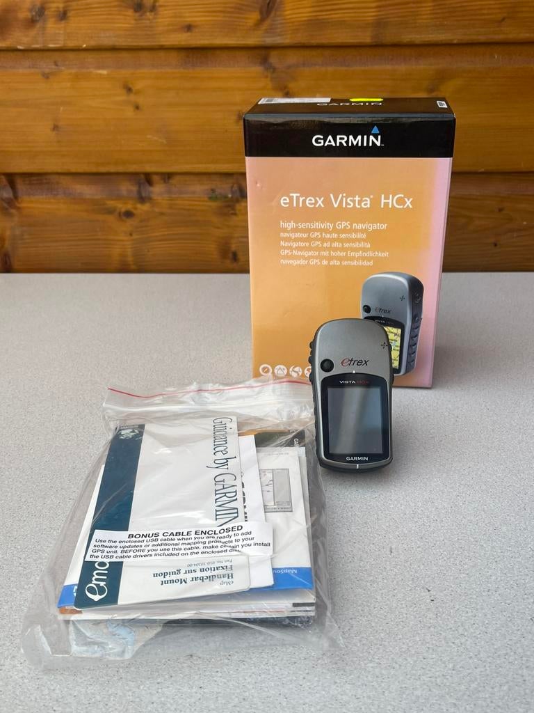 Garmin Etrex Vista HCx, Ophalen of Verzenden, Zo goed als nieuw, Navigatie of Gps