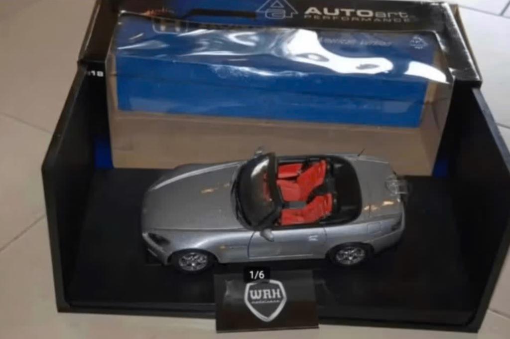 1:18 Honda S2000 US silver Autoart 73208 in box WRH, Hobby en Vrije tijd, Modelauto's | 1:18, Verzenden, Zo goed als nieuw, Auto