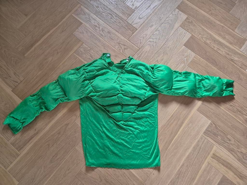 Hulk Verkleedpak Maat L - Slechts 1x Gedragen, Kinderen en Baby's, Carnavalskleding en Verkleedspullen, Ophalen of Verzenden, Zo goed als nieuw