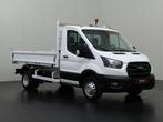 Ford Transit 2.0TDCi 170PK Kipper | 3500Kg Trekhaak | Airco, Auto's, Bestelauto's, Gebruikt, 2525 kg, Wit, Cruise Control