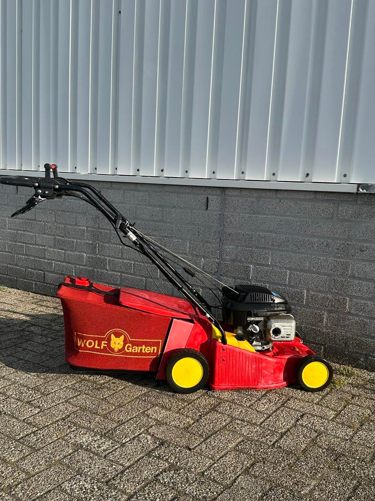 Wolf-Garten Benzine Grasmaaier met Honda Motor, Ophalen, Cirkelmaaier, Gebruikt, 40 t/m 49 cm