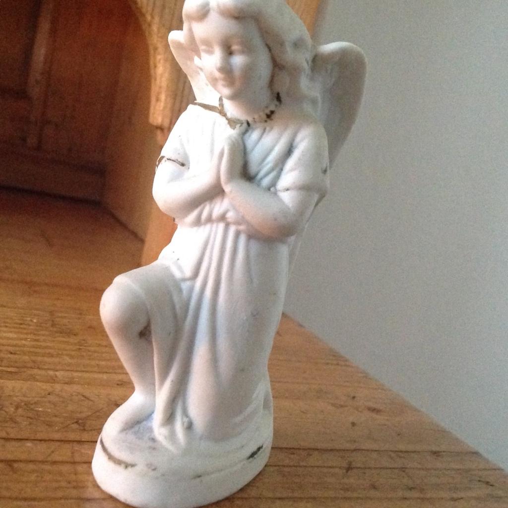 Engel van biscuit porselein, Ophalen of Verzenden