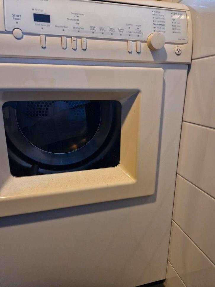 Bauknecht wasdroger, Witgoed en Apparatuur, Wasdrogers, Gebruikt, Luchtafvoer, 85 tot 90 cm, Ophalen